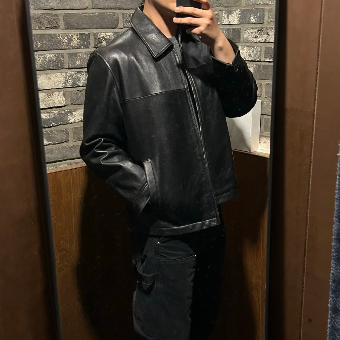 M) 코치 COACH 리얼 레더 가죽 자켓 상품이미지10