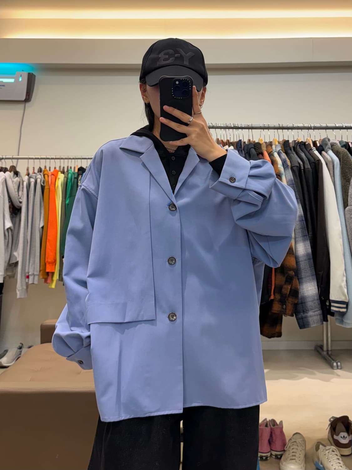 하레 요크 라펠 셔츠 상품이미지4