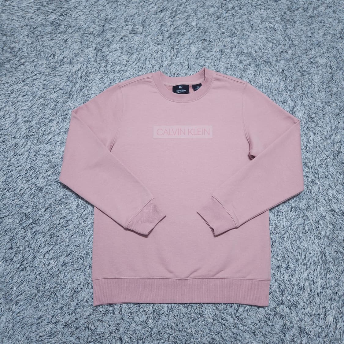 CK켈빈클라인) M 여자 분홍 맨투맨티셔츠 / 왕눈이샵 상품이미지1