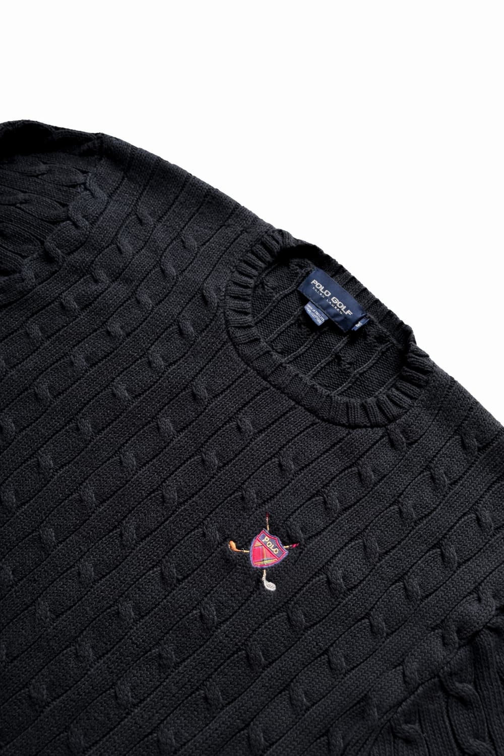 90's 폴로 골프 코튼 케이블 니트 XL(105~108) 상품이미지6