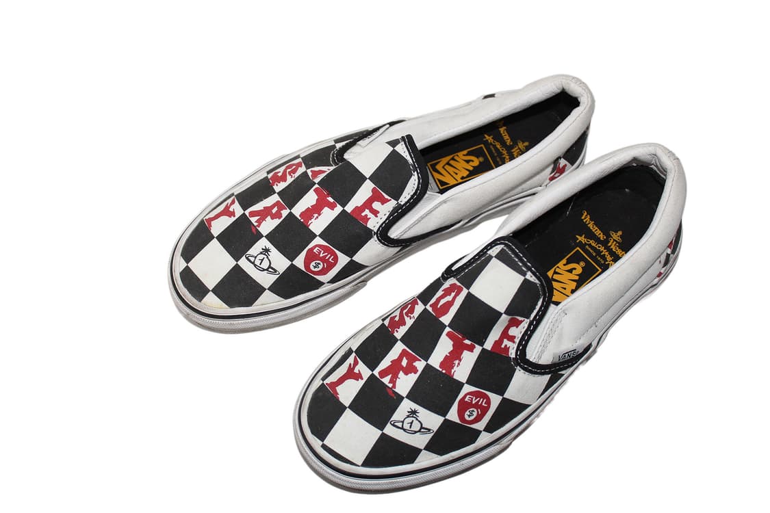 Vivienne Westwood 비비안웨스트우드 반스 체커보드 슬립온 상품이미지1