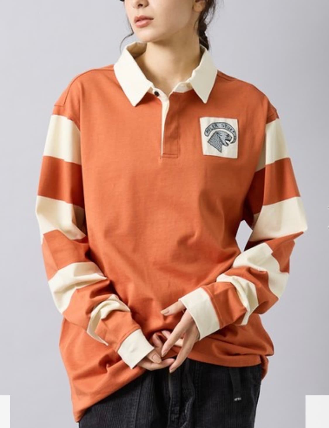 poler 일본 럭비티 주황  상품이미지1