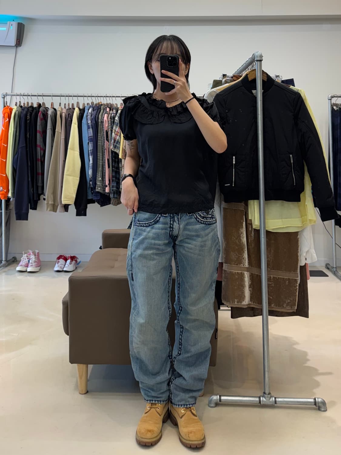 트리콧 꼼데가르송 프릴 카라 블라우스 상품이미지6