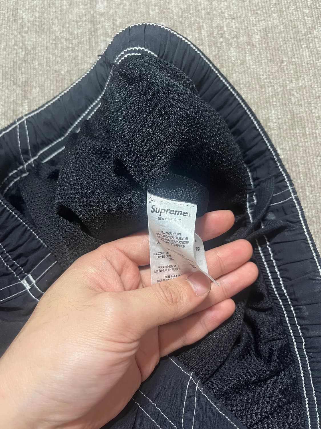 슈프림 25ss 스펠아웃 트랙 팬츠 m 상품이미지5