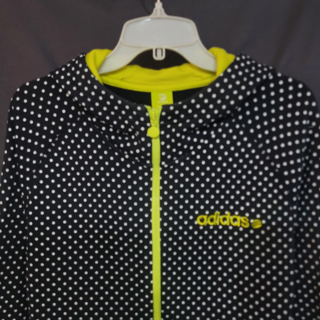 아디다스 neo 일본판 도트 땡땡이 후드집업 희귀템  상품이미지2