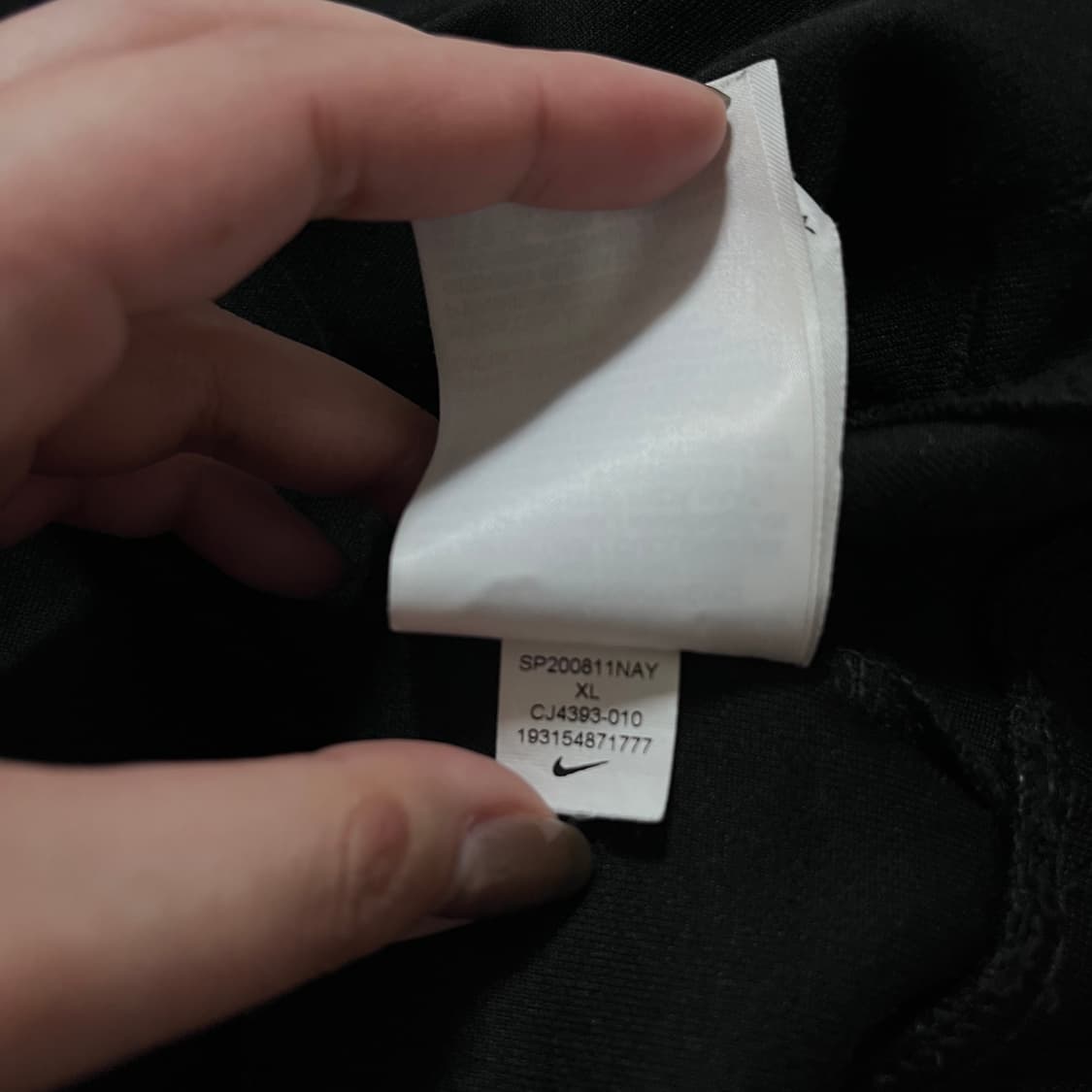 [정품] 나이키 블랙 푸츄라 반집업 져지 [ XL ] 상품이미지6
