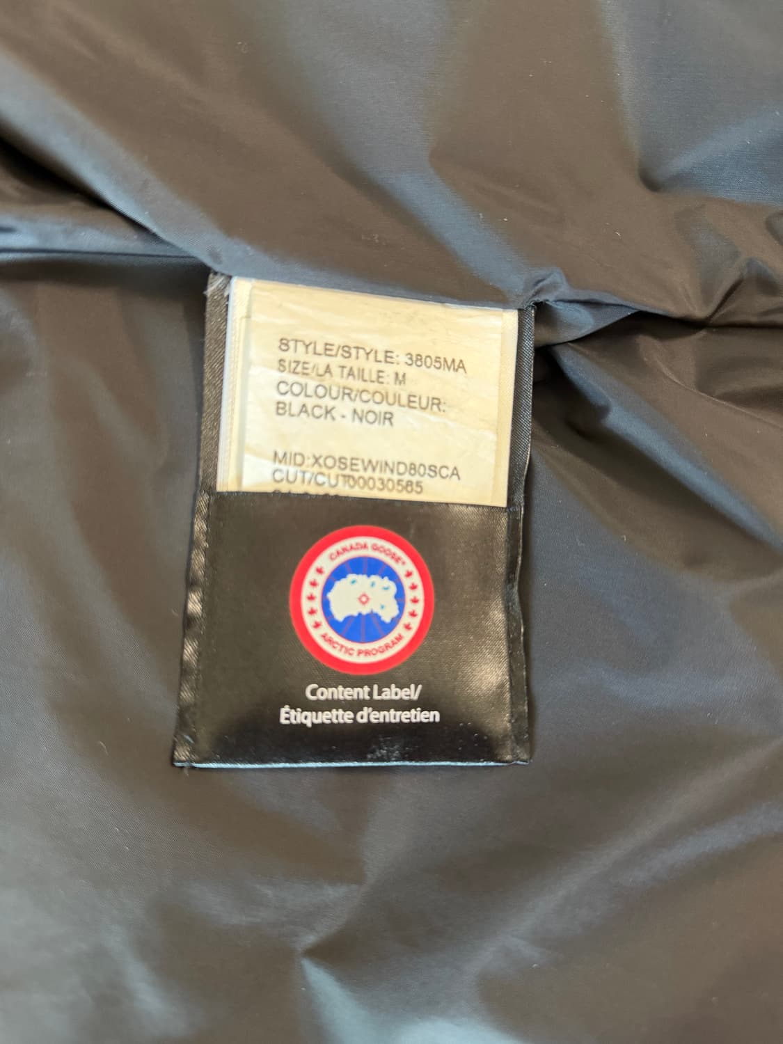 캐나다구스 카슨 블랙 퓨전M 판매합니다. 상품이미지5