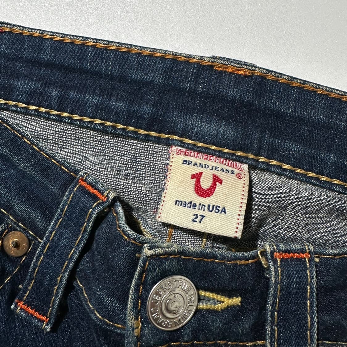 트루릴리전 USA Joey 조이 부츠컷 플레어 데님 팬츠 상품이미지7