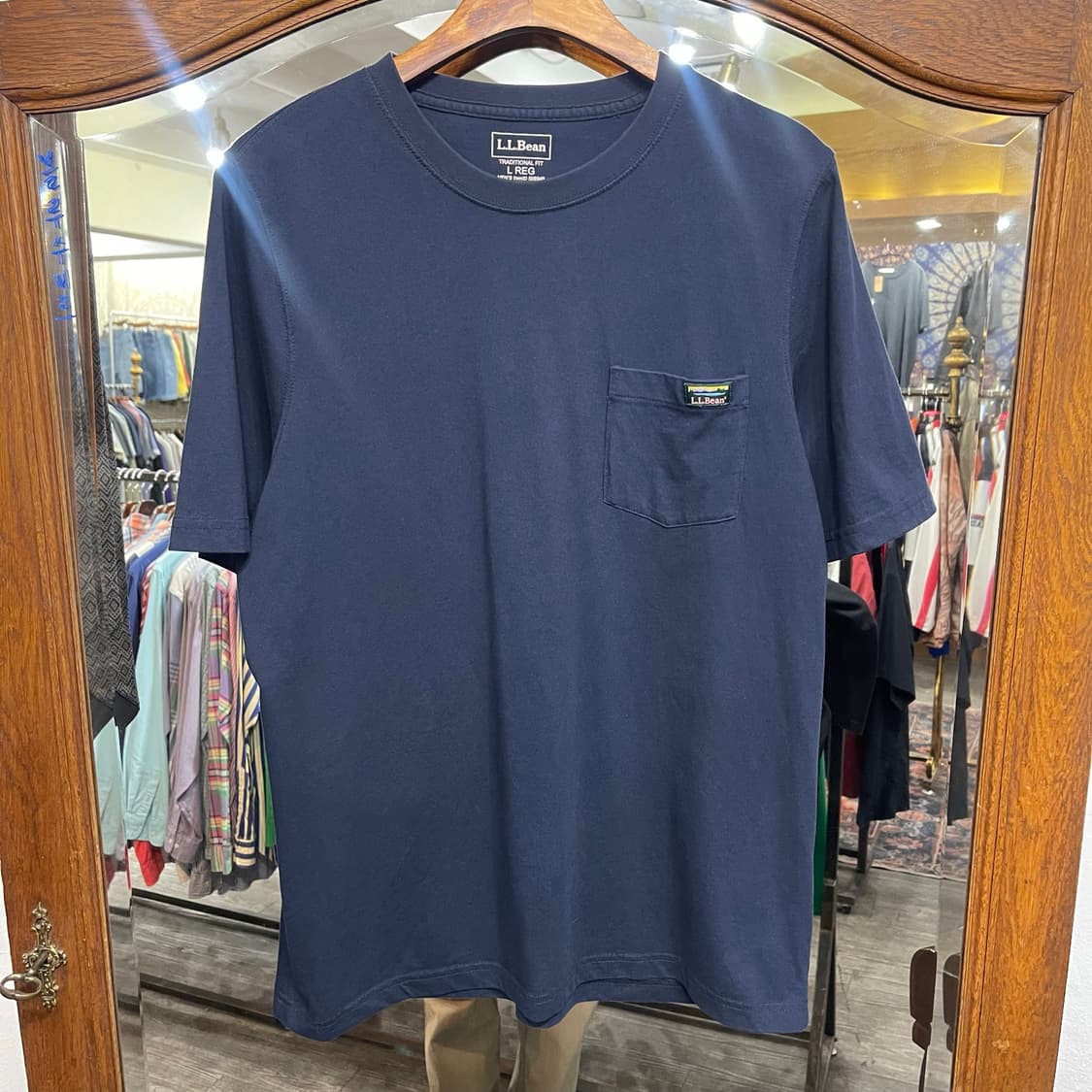 [L.L.Bean] 카타딘 로고 포켓 티셔츠 상품이미지1
