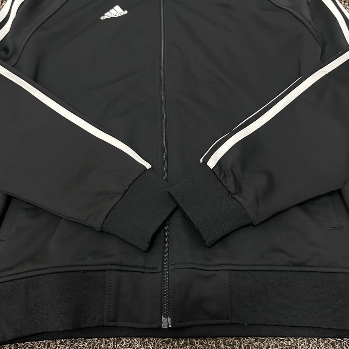아디다스 삼선 트레이닝 집업 져지 블랙 100(L) 상품이미지4