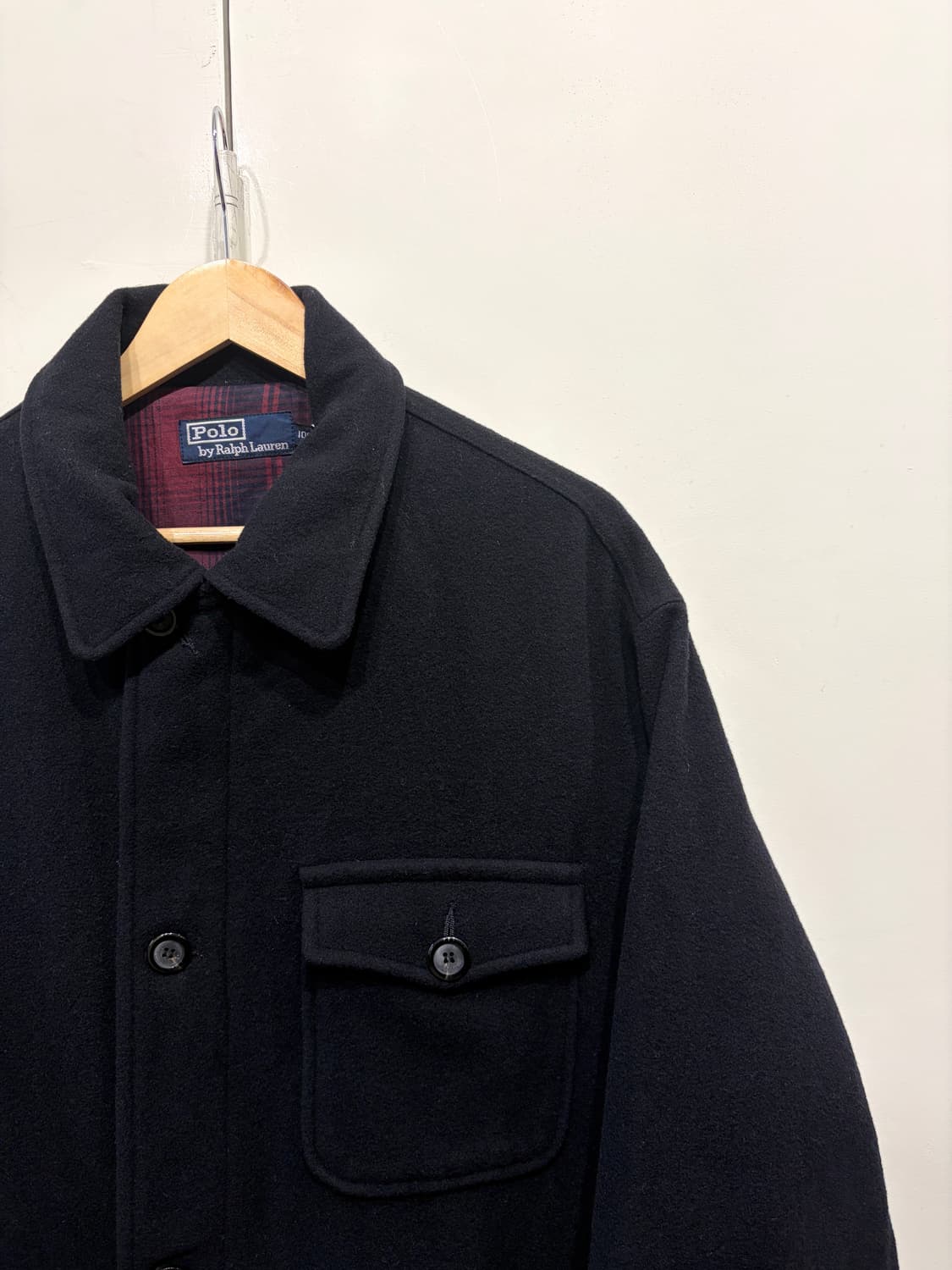 90's 폴로 랄프로렌 울 코트 상품이미지3