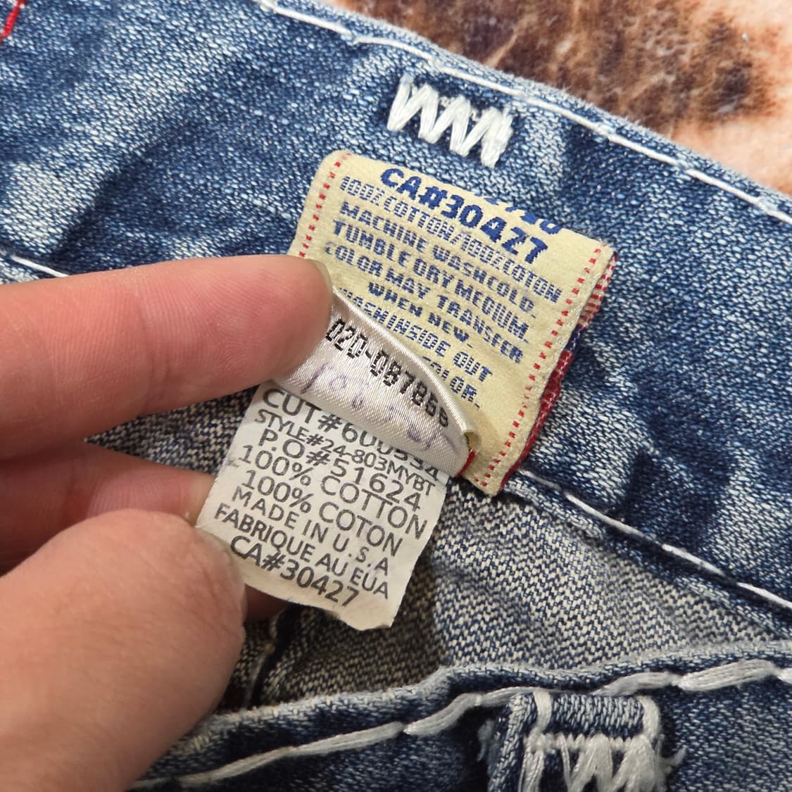 트루릴리전 조이 슈퍼티 데미지 부츠컷 팬츠 상품이미지10