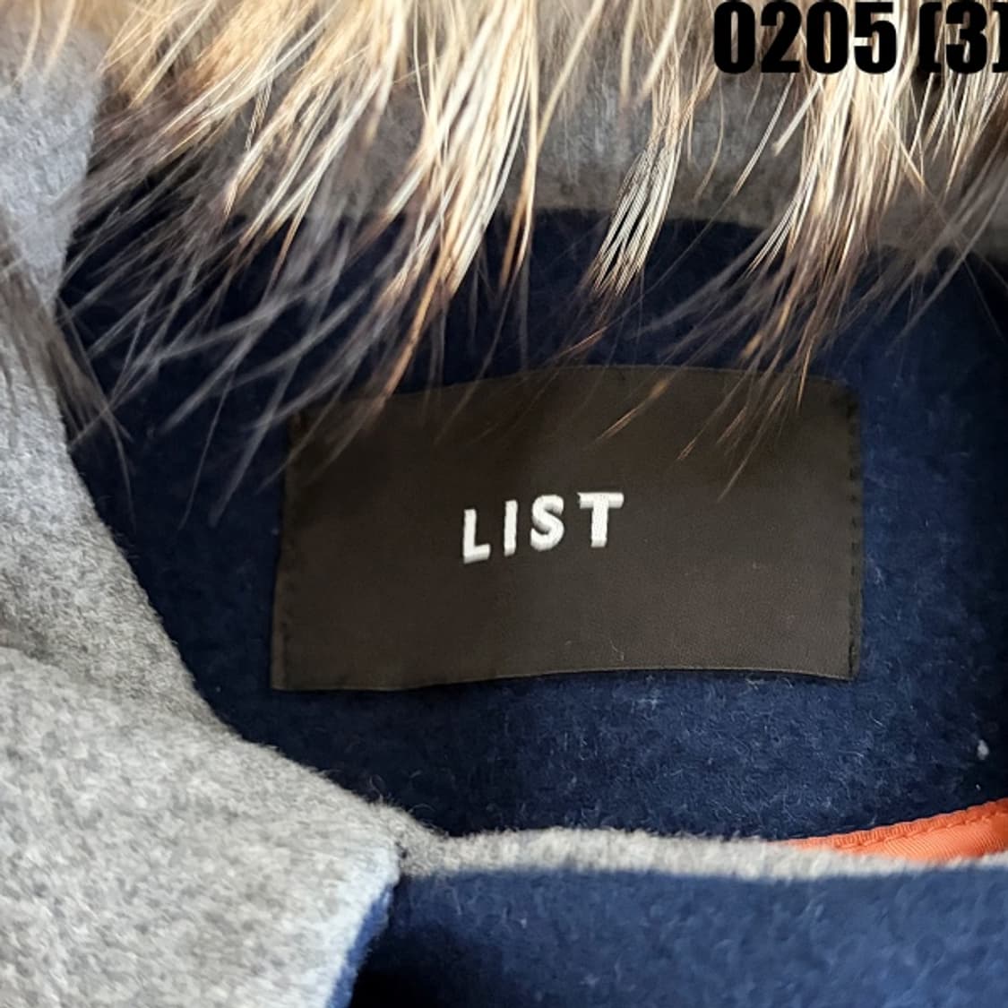 [55] 리스트 여성 네이비 천연 라쿤퍼 후드 롱 코트 0205(3) 상품이미지4