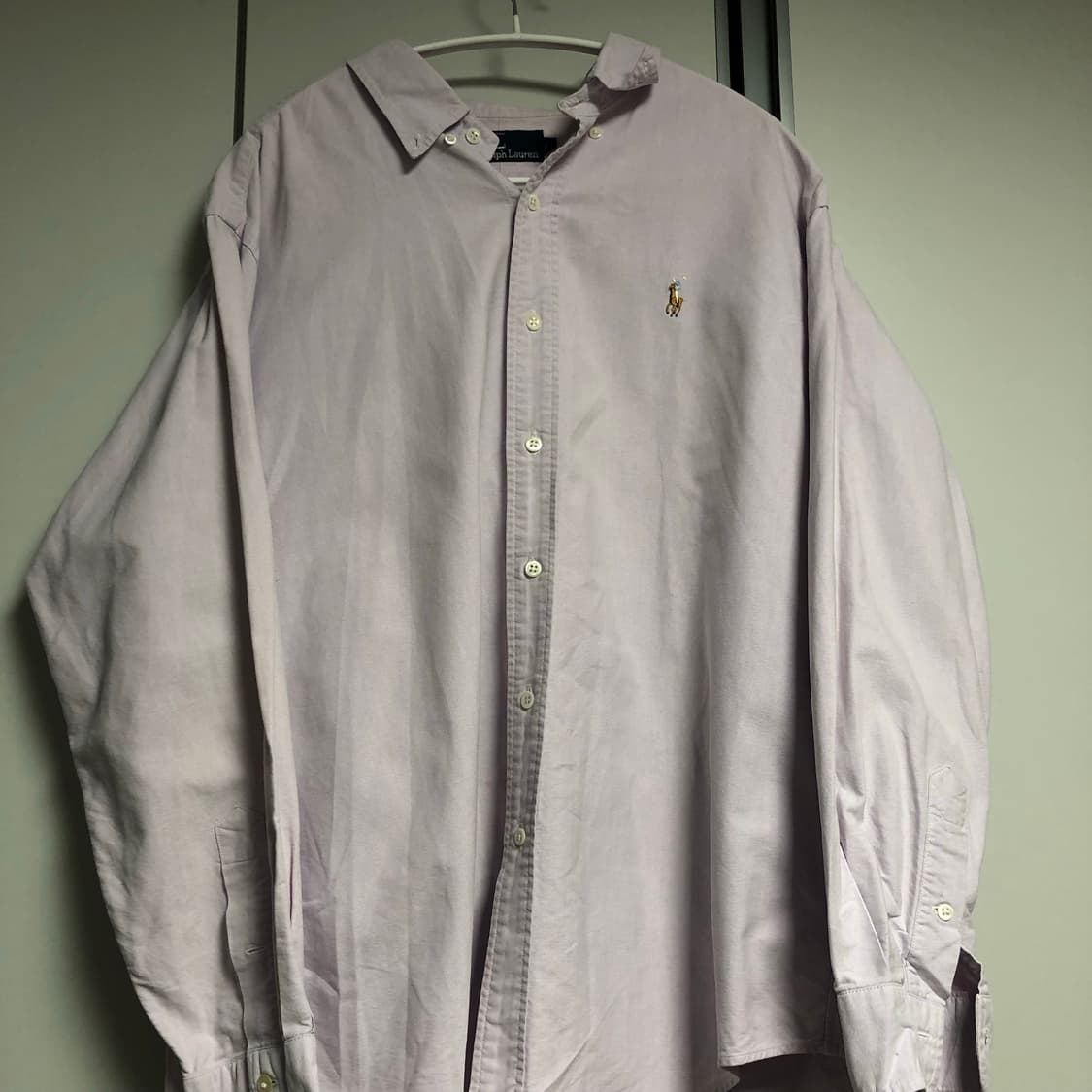 폴로 옥스포드 연보라 셔츠,남방 상품이미지3