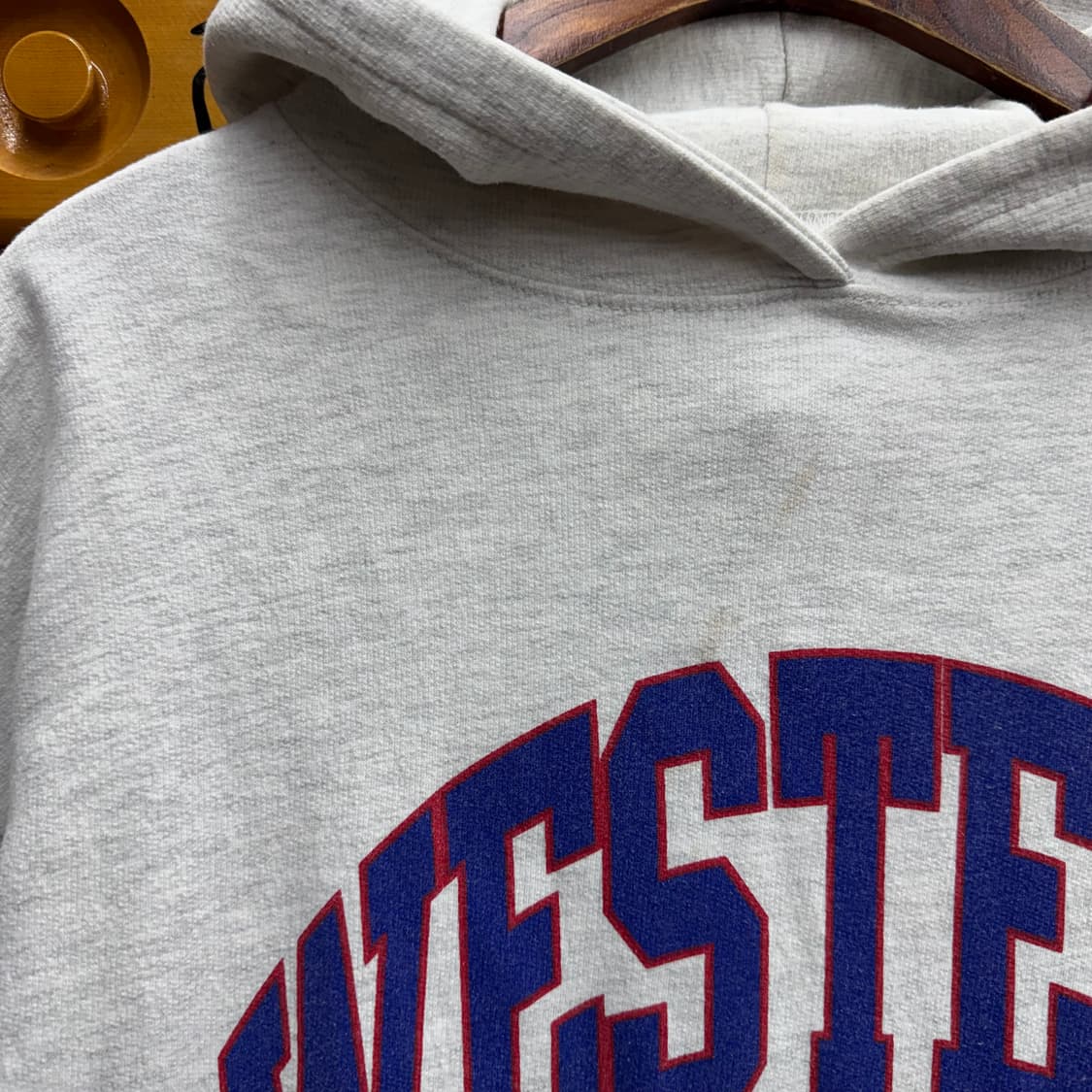 웨스턴 크림 후드티 (M)   상품이미지3