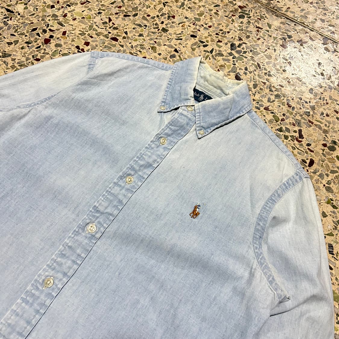 폴로 랄프로렌(POLO RalphLauren)데님 샴브레이 셔츠 상품이미지2