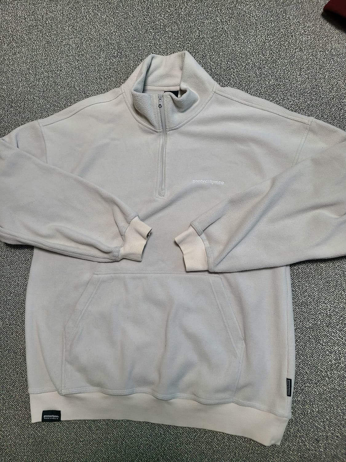 grooverhyme 하프집업 L 실측 120 로 낭낭하게 상품이미지1