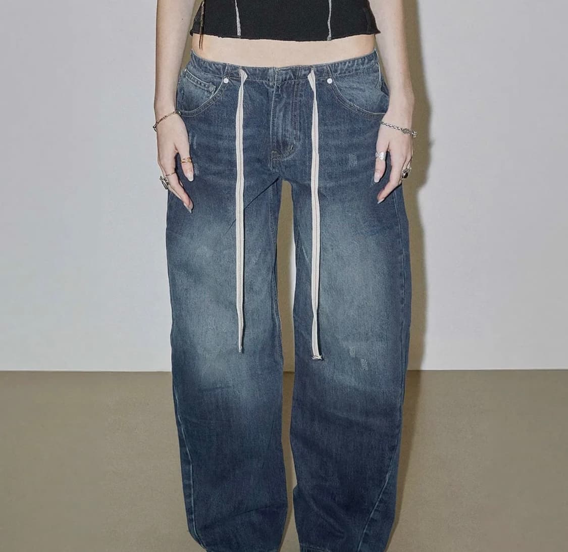 스컬프터 Everyday Lowrise Denim Mid Blue 상품이미지1