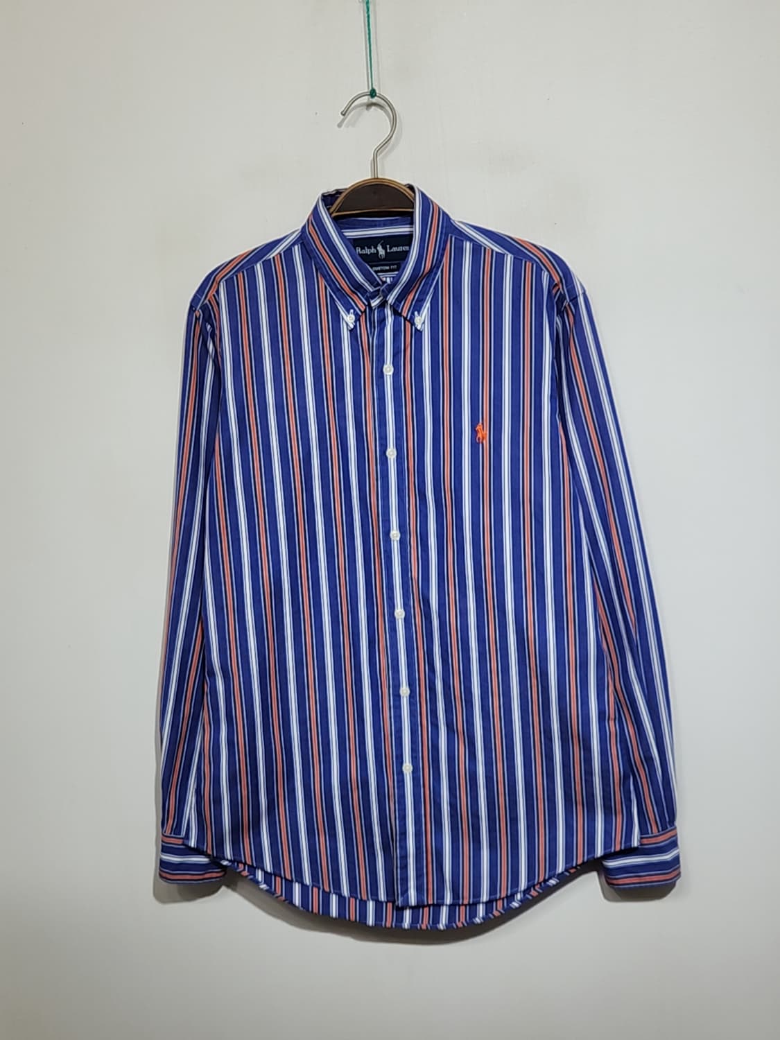 (S) 랄프로렌 폴로 남방 스트라이프 로고 셔츠 캐주얼  상품이미지1