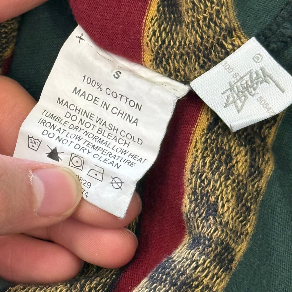 S 스투시 스포츠 스트라이프 반팔 티셔츠 상품이미지5