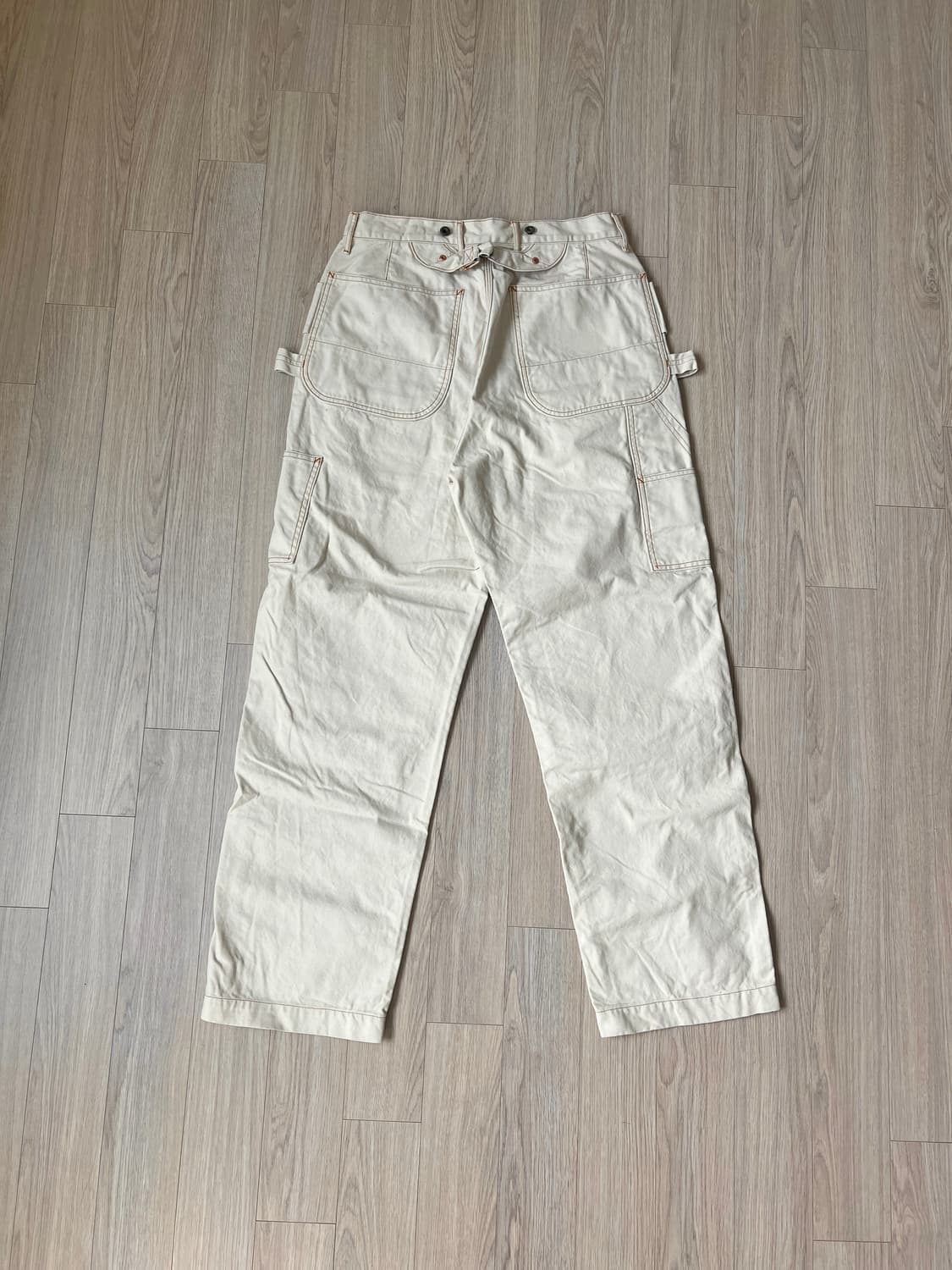 (새상품) 캐피탈 씬 캔버스 럼버 팬츠 키나리 상품이미지2