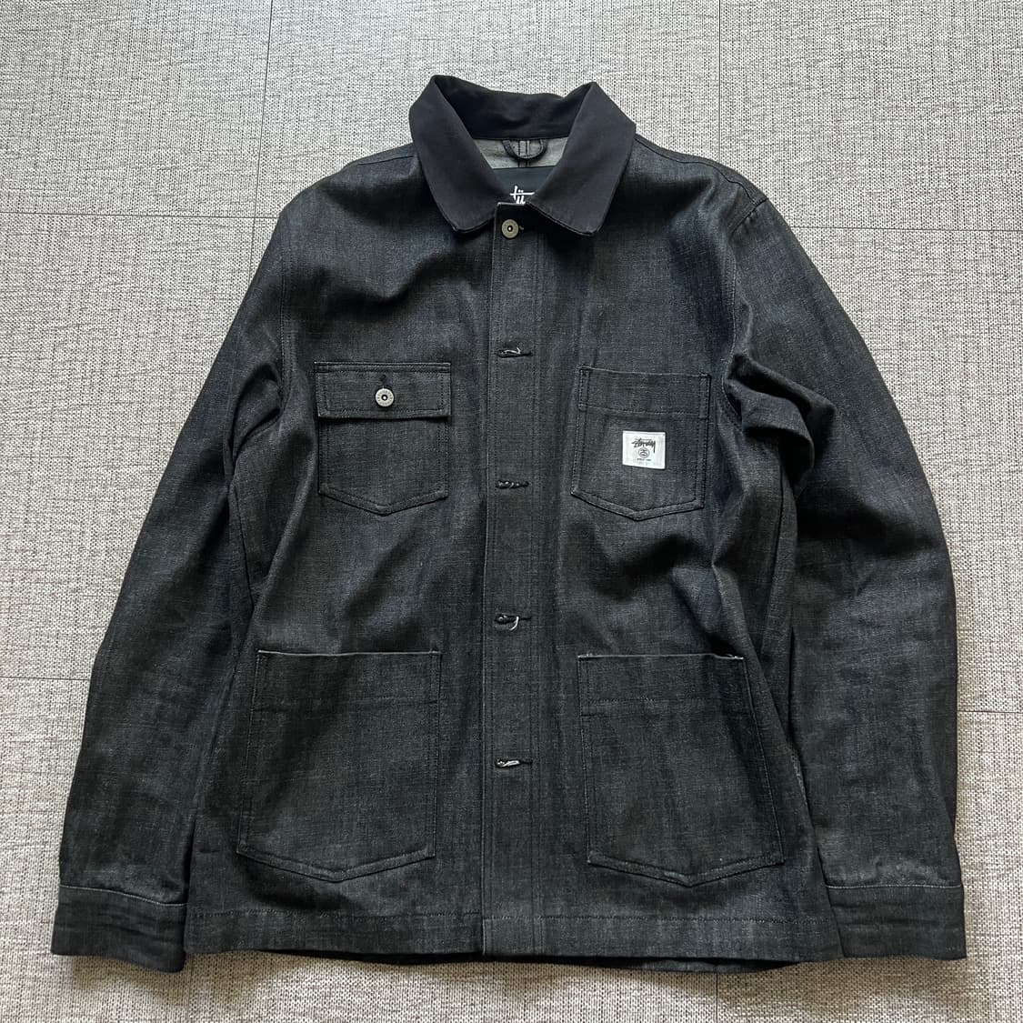 스투시 데님 워크자켓 L 상품이미지1