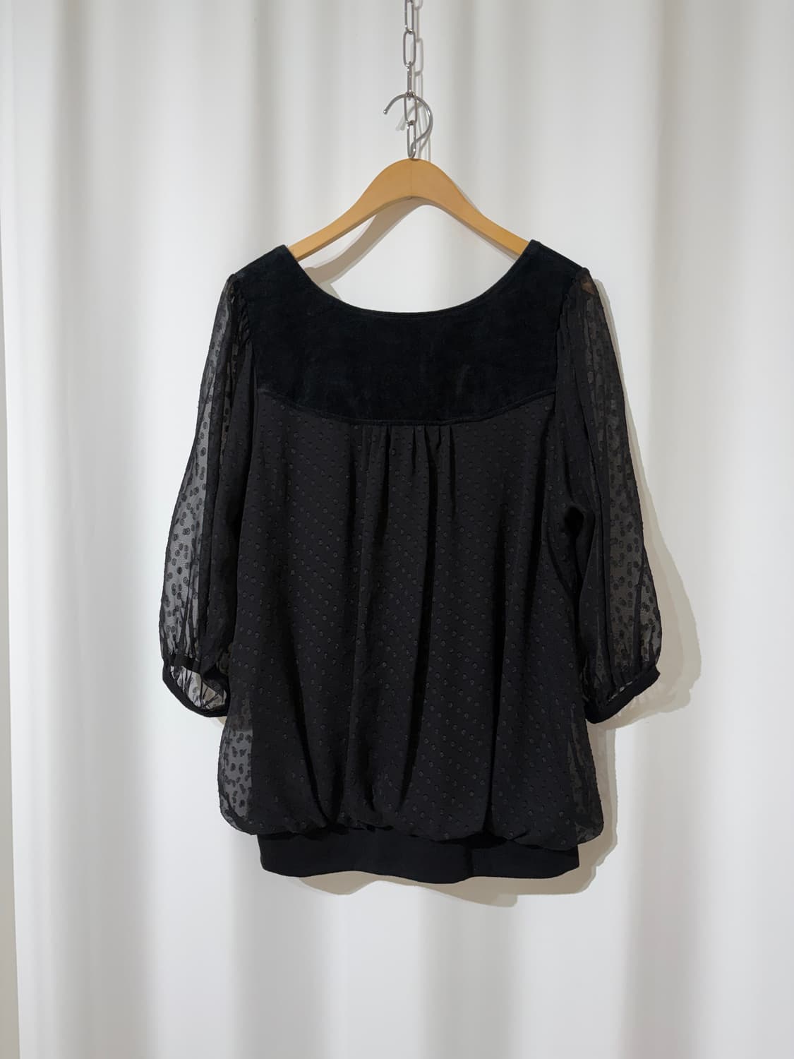 vintage dot blouse 상품이미지5