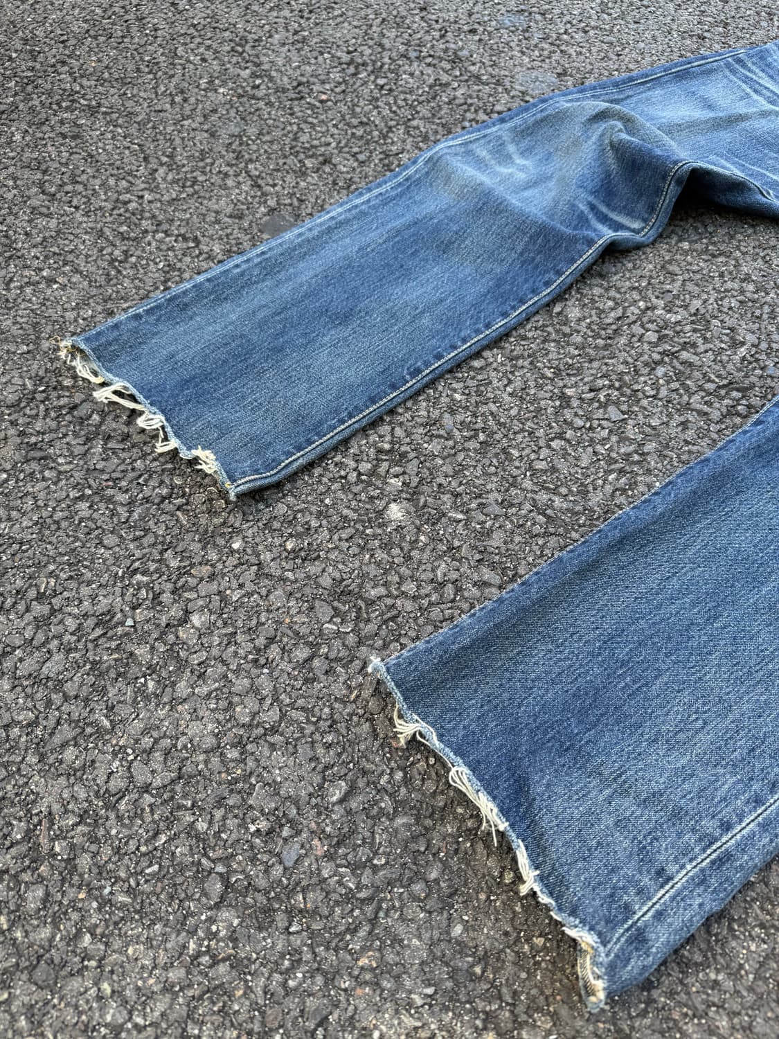 00‘s Levi’s 501 빈티지 워싱 컷팅 데님팬츠 상품이미지3