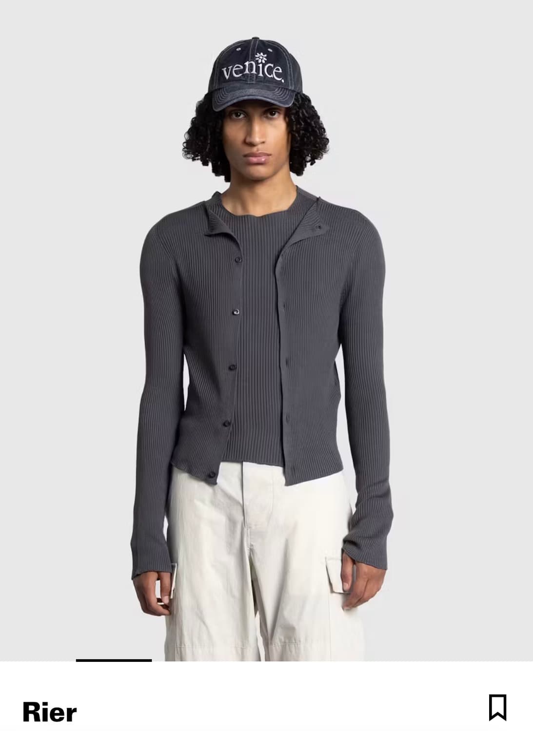 rier 리에르 실크 니트 가디건, 크롭드 실크 니트 구합니다 상품이미지2