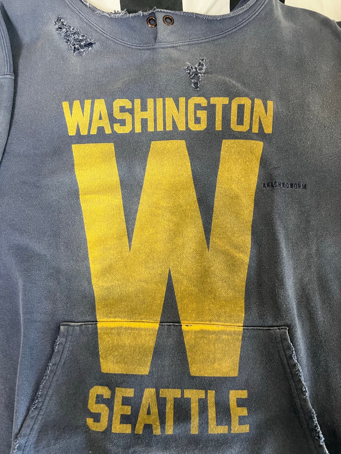 아나크로놈 컷오프 스웻셔츠(네이비)XL사이즈  상품이미지3