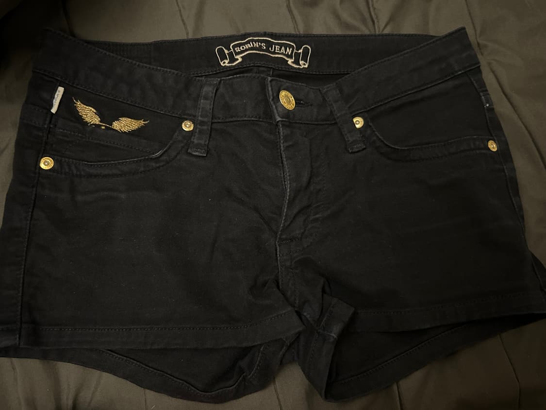 로빈스진 블랙 반바지 27 상품이미지1