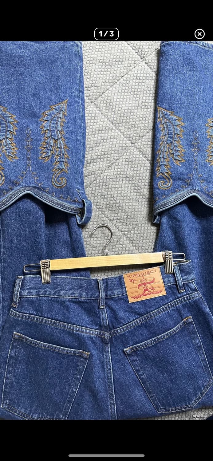 Y/project 카우보이 커프스 진 29 size 상품이미지1