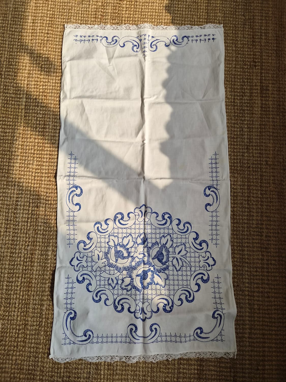 유럽수입 자수 테이블러너 소파커버 상품이미지5