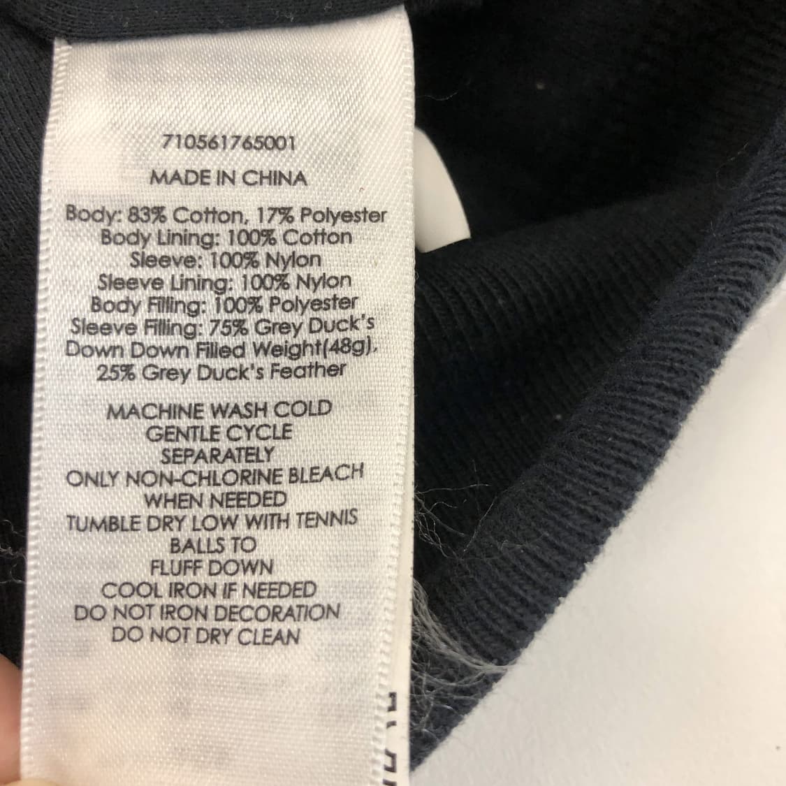 폴로 랄프로렌 덕다운 바시티 패딩 M 상품이미지7