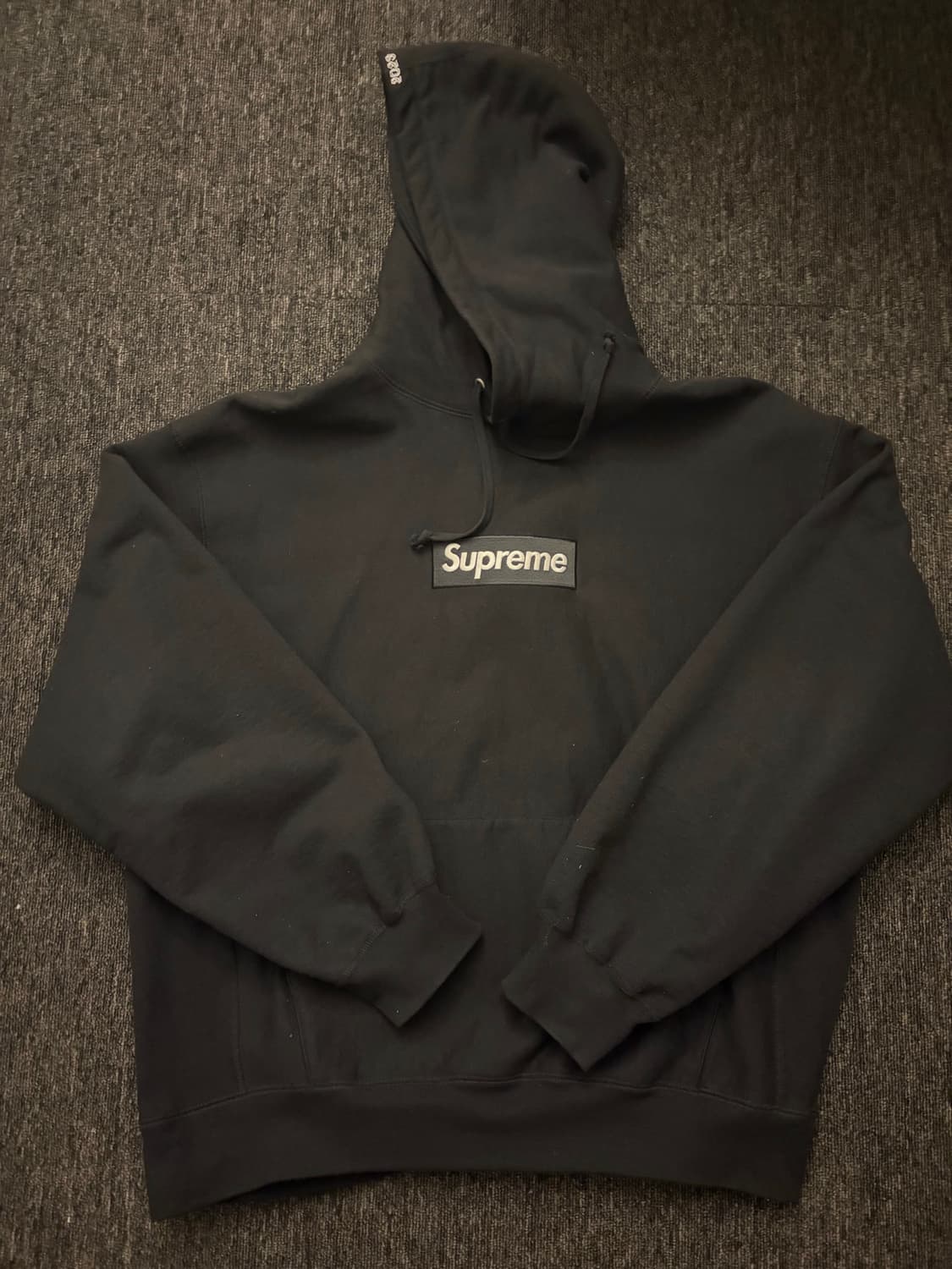 슈프림 23FW 박스로고 후디 L 블랙 상품이미지1