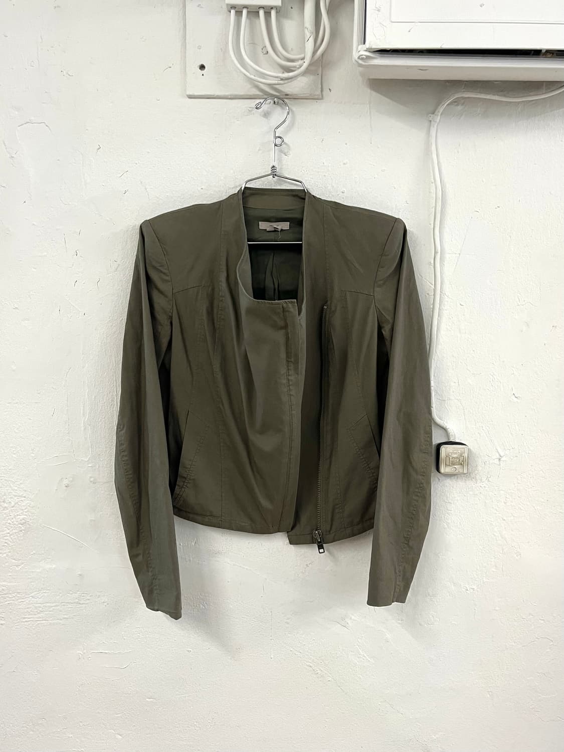 헬무트랭 런웨이 더블 지퍼 밀리터리 모터 자켓 상품이미지8