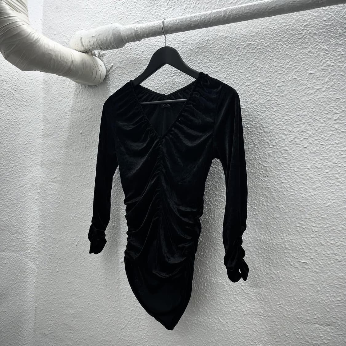 egoist shirring velvet long sleeve 상품이미지5