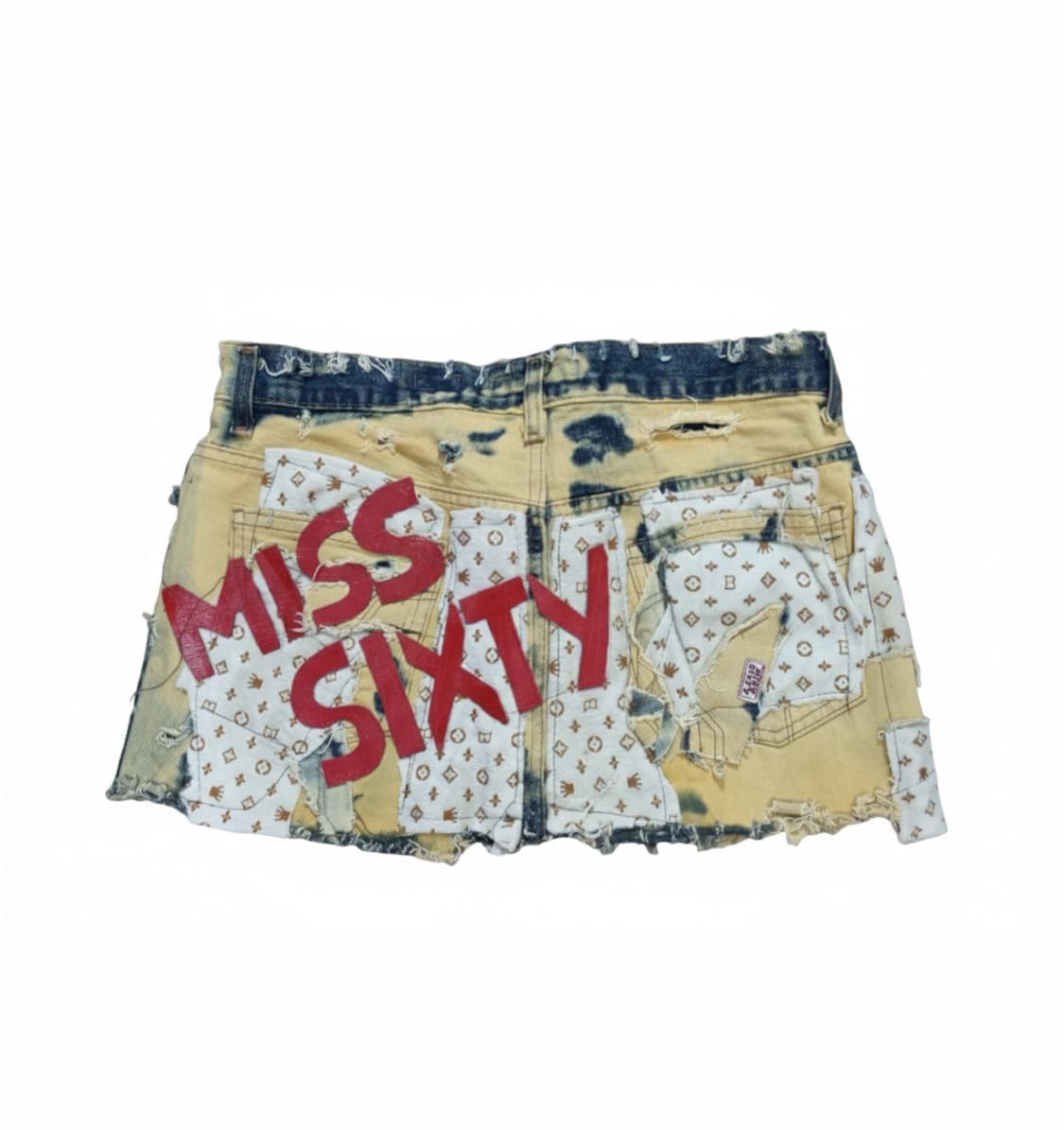 MISS SIXTY 미스식스티 데님 숏팬츠 빈티지 패치워크 상품이미지1