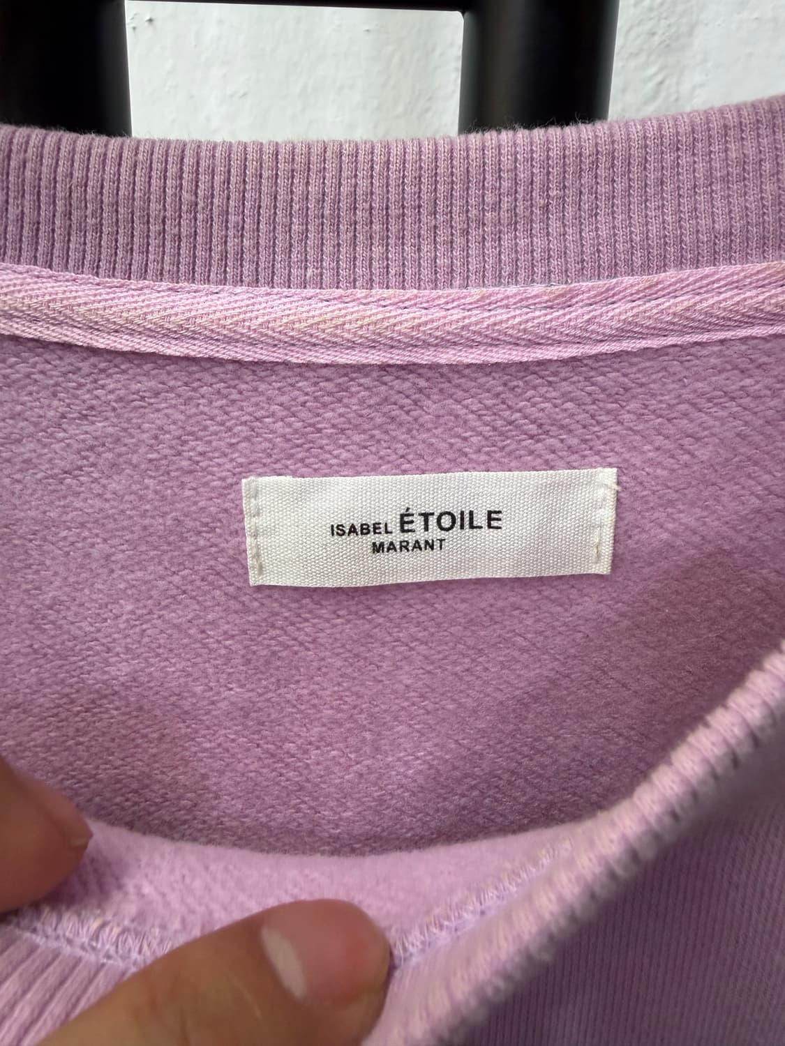 정품) 이자벨마랑 루즈핏 로고 맨투맨 38 상품이미지5