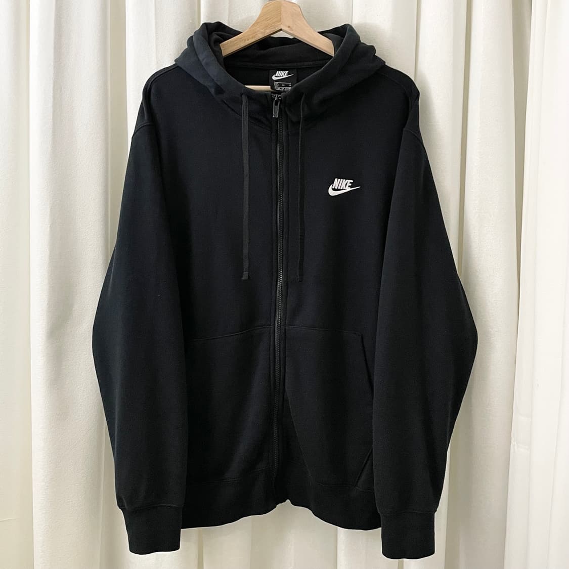 나이키 블랙 후드집업 상품이미지2