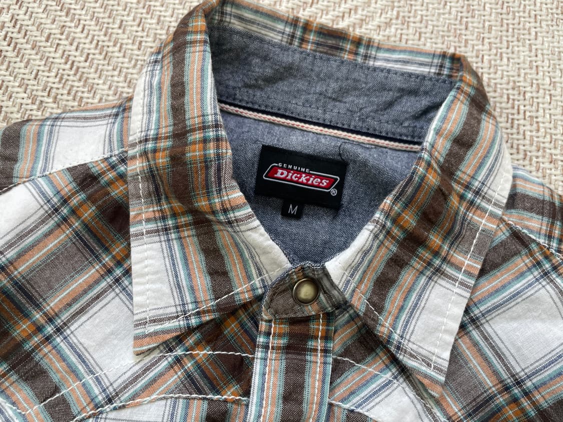 디키즈 웨스턴 체크 반팔 셔츠 J04204 상품이미지5