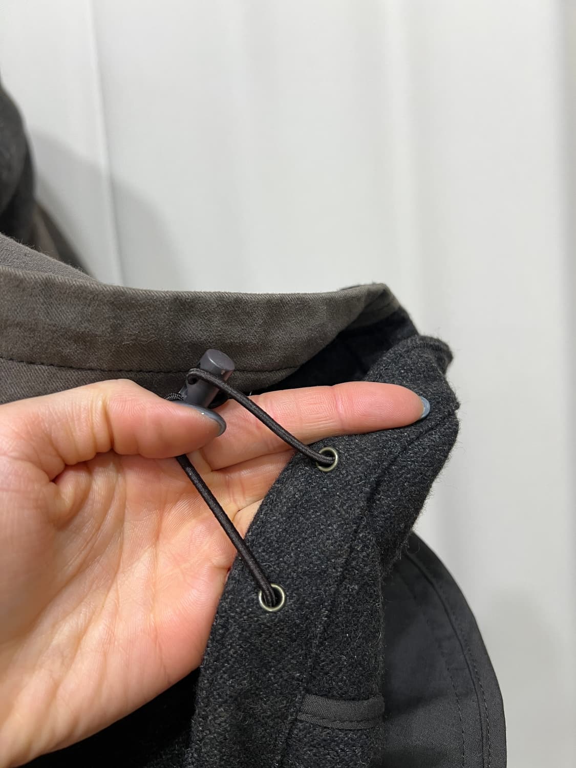 써스데이아일랜드 여성 모직 판쵸 자켓 상품이미지7