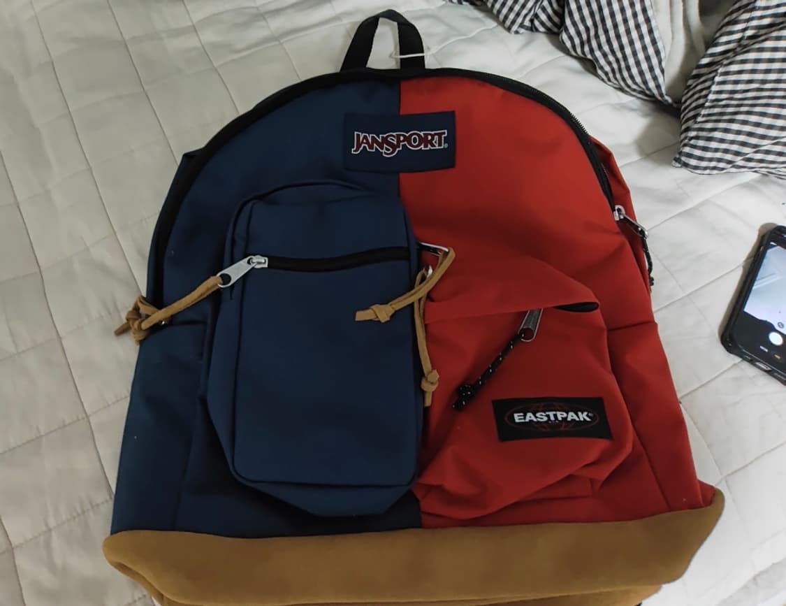 빔즈 잔스포츠 이스트팩 콜라보 백팩 상품이미지2