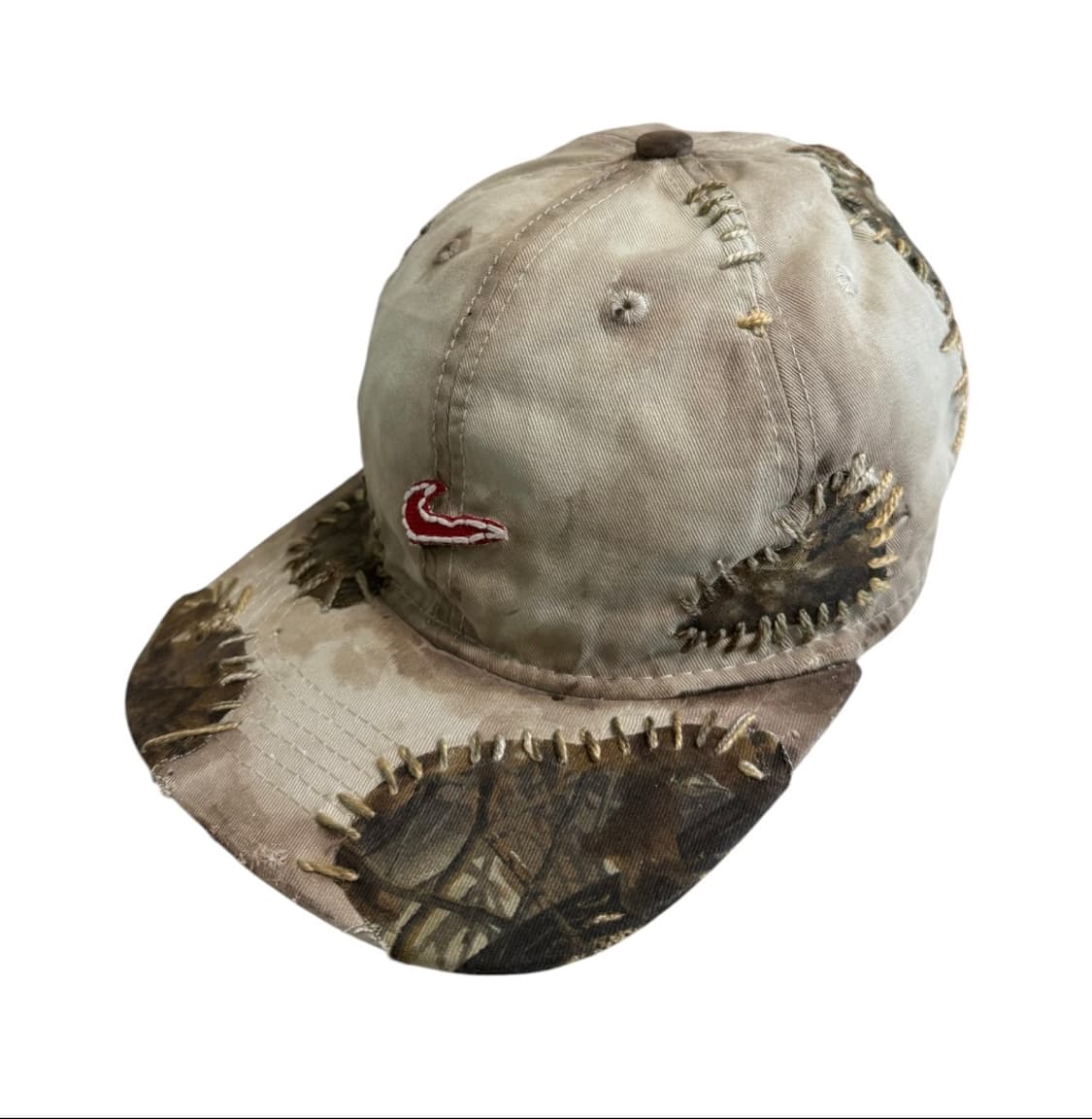Vintage custom made sashiko cap 상품이미지2