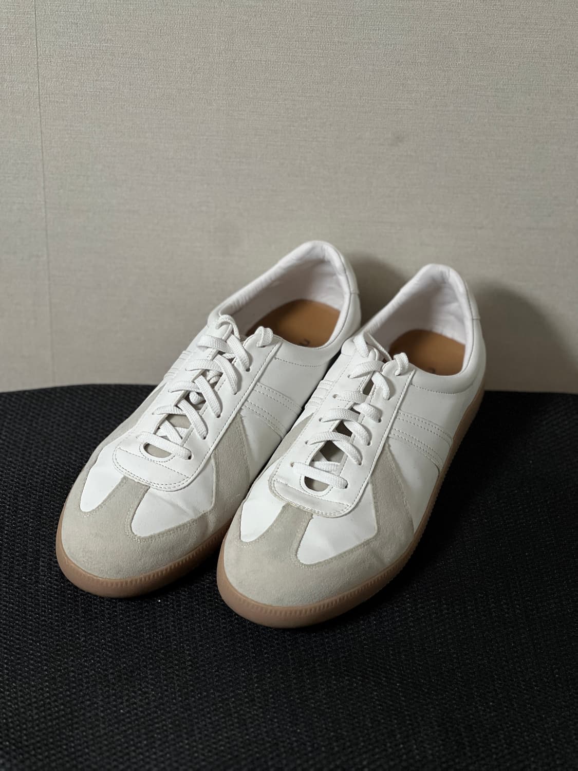 화이트 스웨이드 독일군 스니커즈 280 상품이미지1