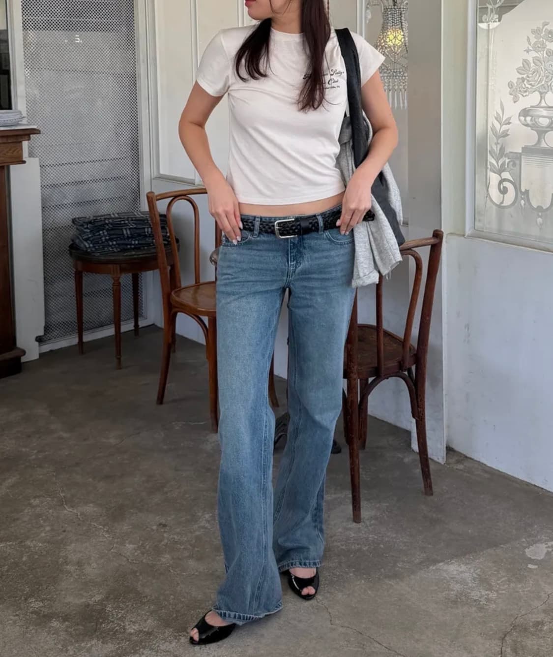 글로니 로데오 진 데님 워시드 블루 L 상품이미지1