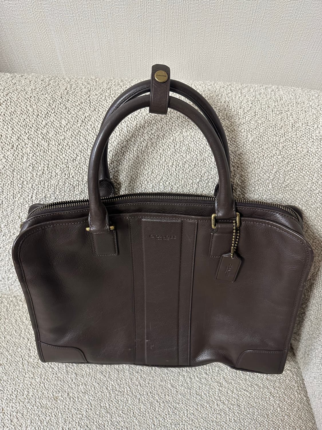 코치 브라운 가죽 서류가방, 브리프케이스 팝니다 상품이미지1