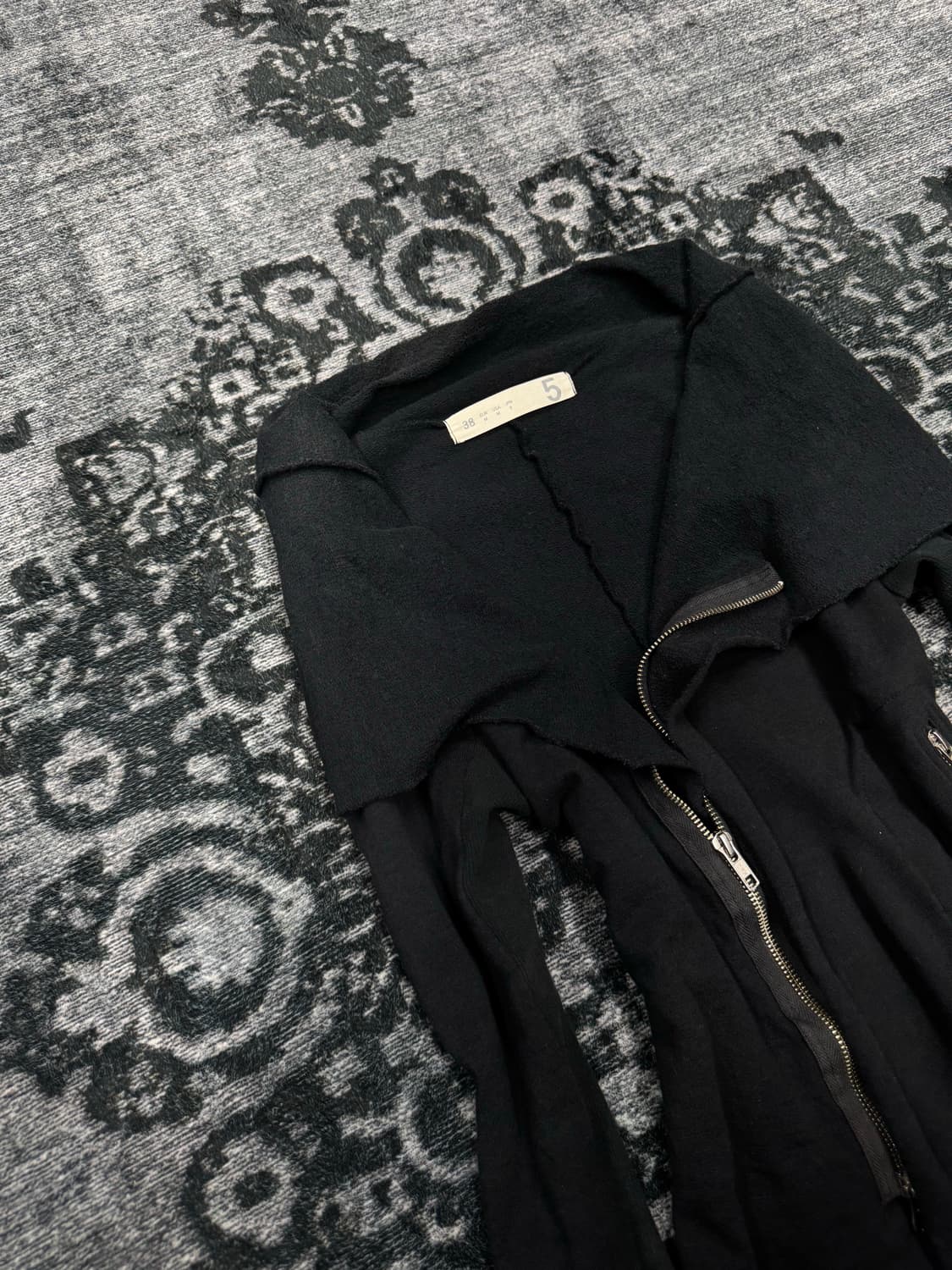 Unknown asymmetric rider sweat zip up 상품이미지2