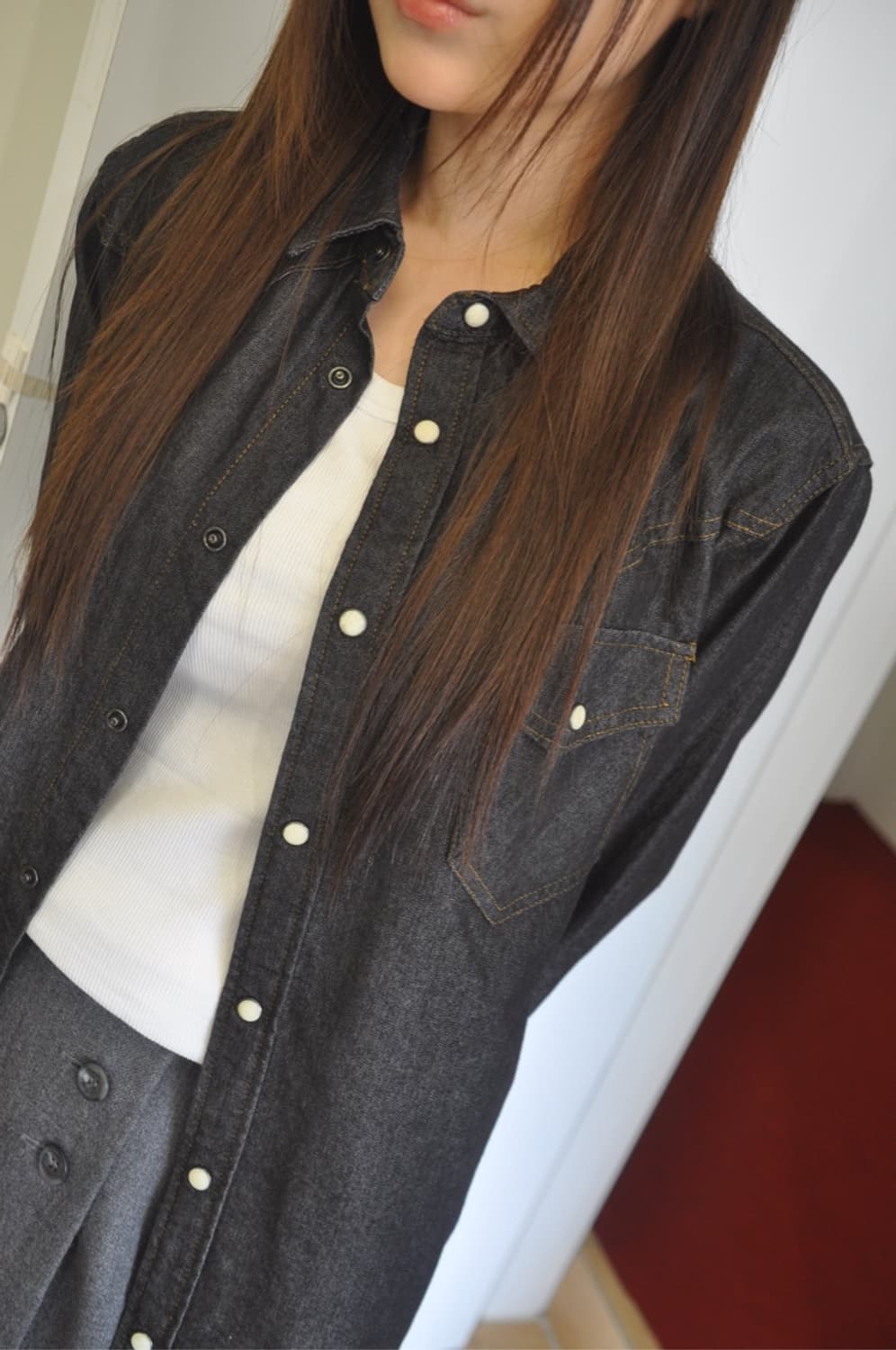 데님 웨스턴 셔츠 상품이미지5