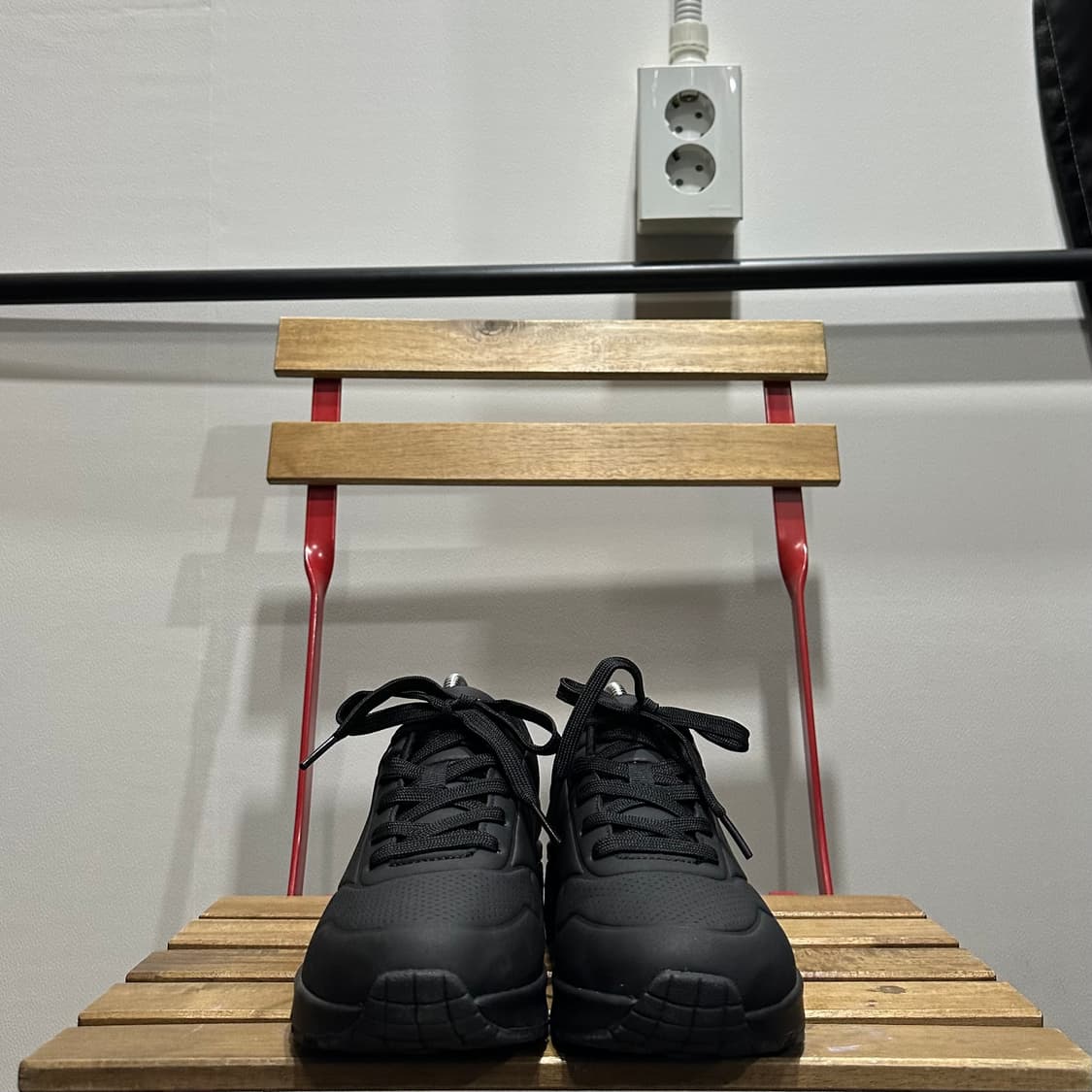 255) 스케쳐스 운동화 남성 남자 신발 에어 우노 블랙 상품이미지2